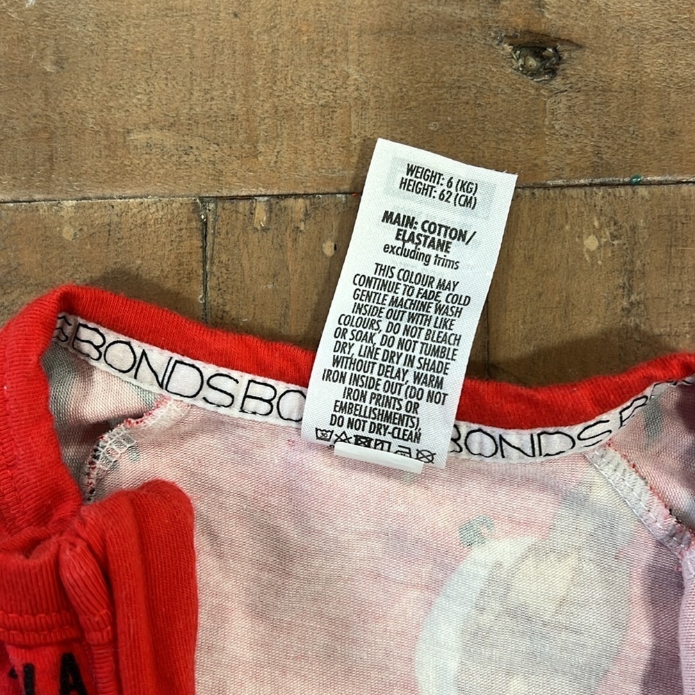 Bonds wondersuit fa la la holiday pajamas - Picture 6 of 7